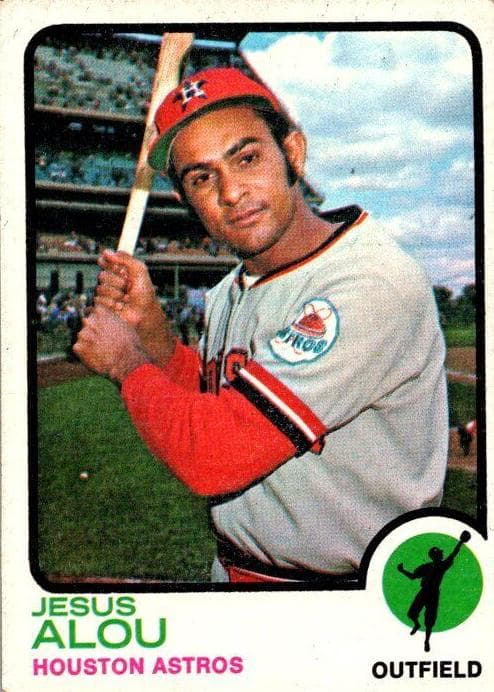 Jesus Alou 1973 topps Topps