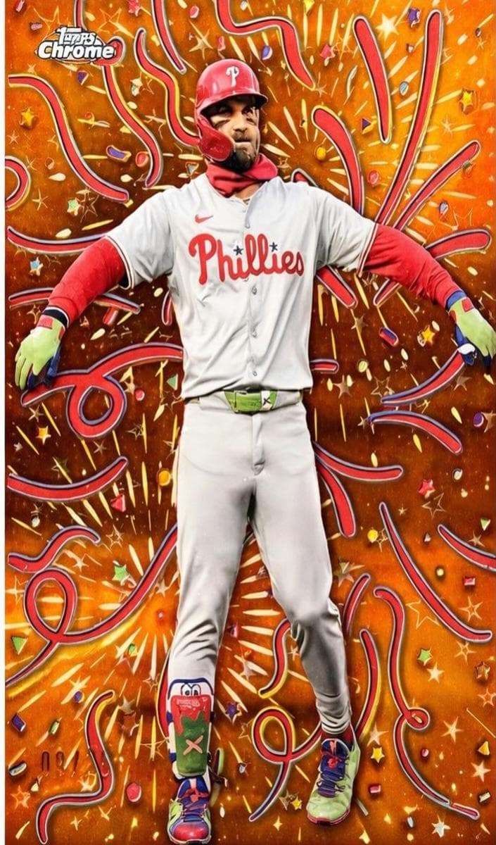 Bryce Harper 2024 topps Topps Chrome Update