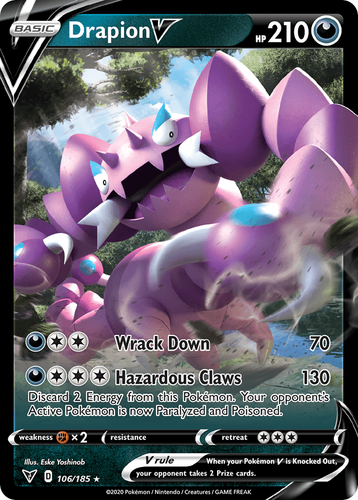 Drapion V 2020 Pokemon