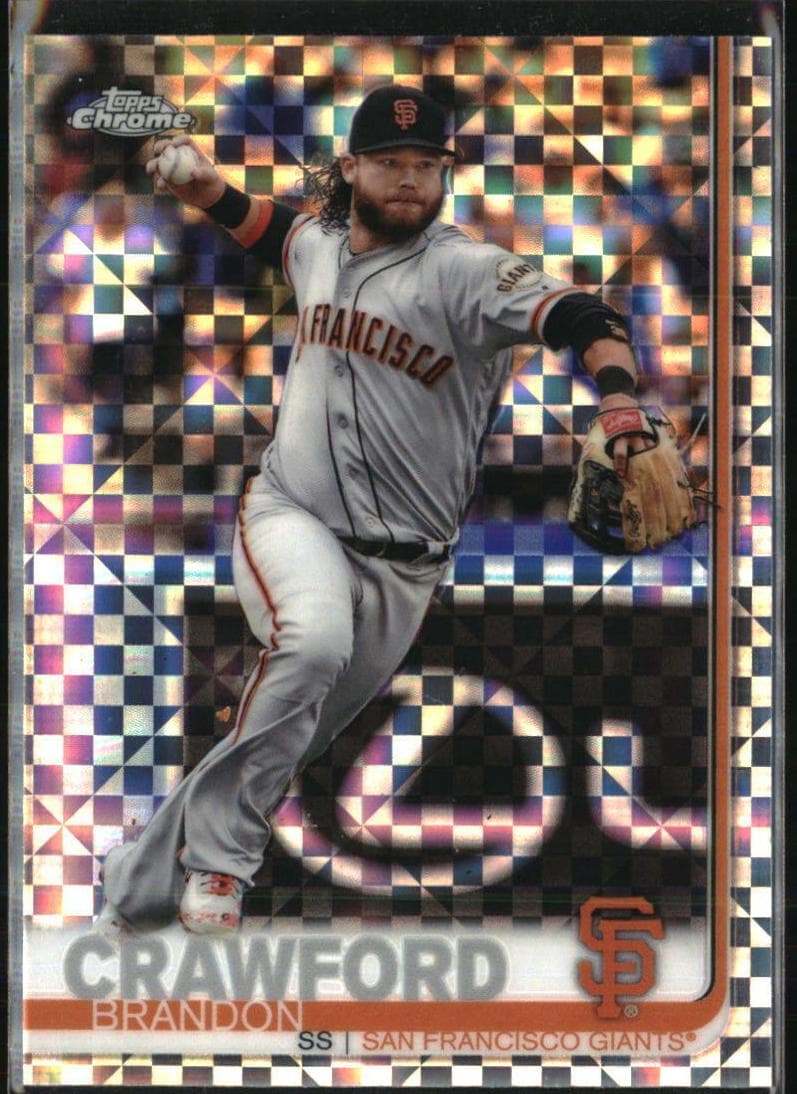 Brandon Crawford 2019 topps Topps Chrome