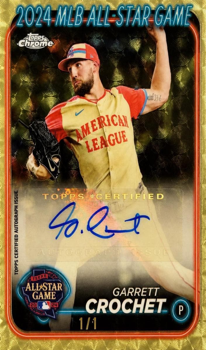 Garrett Crochet 2024 topps Topps Chrome Update