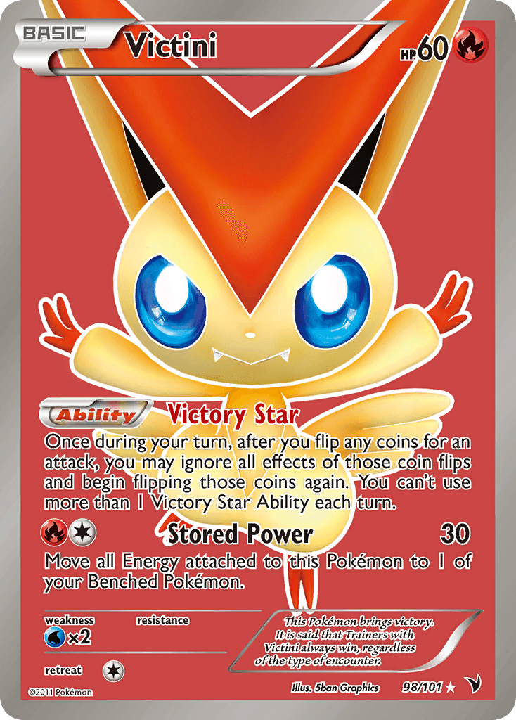 Victini 2011 Pokemon Noble Victories
