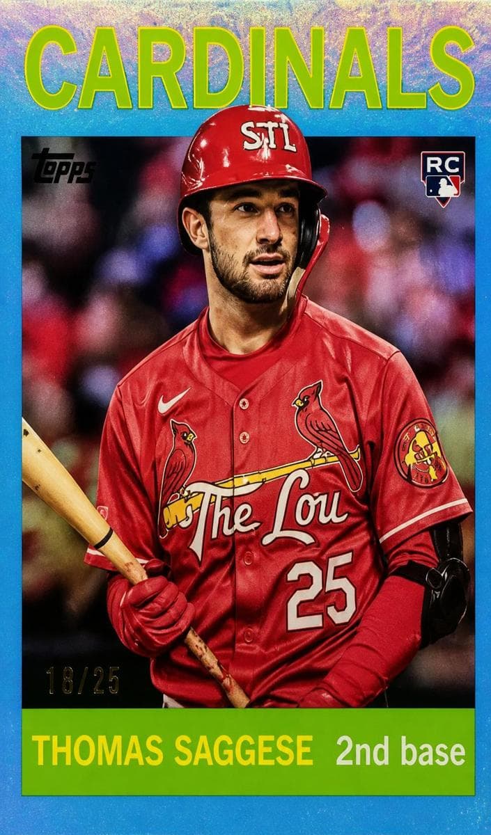 Thomas Saggese 2025 topps Topps Archives
