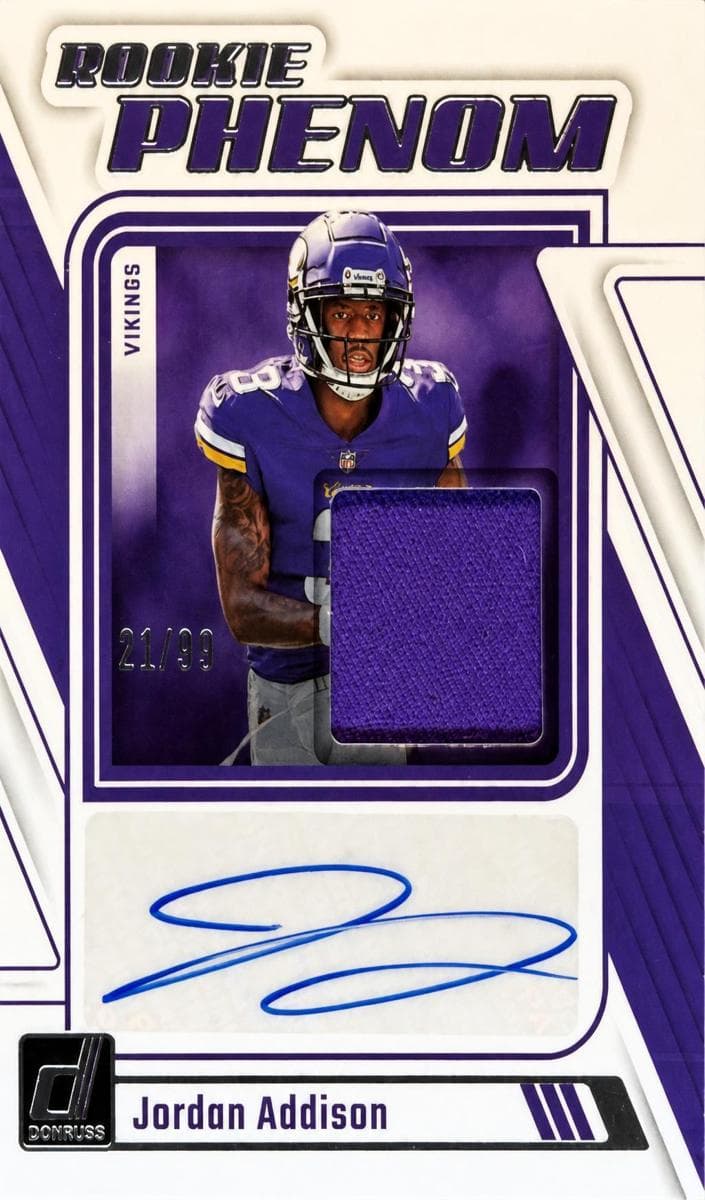 Jordan Addison 2023 panini Panini Donruss