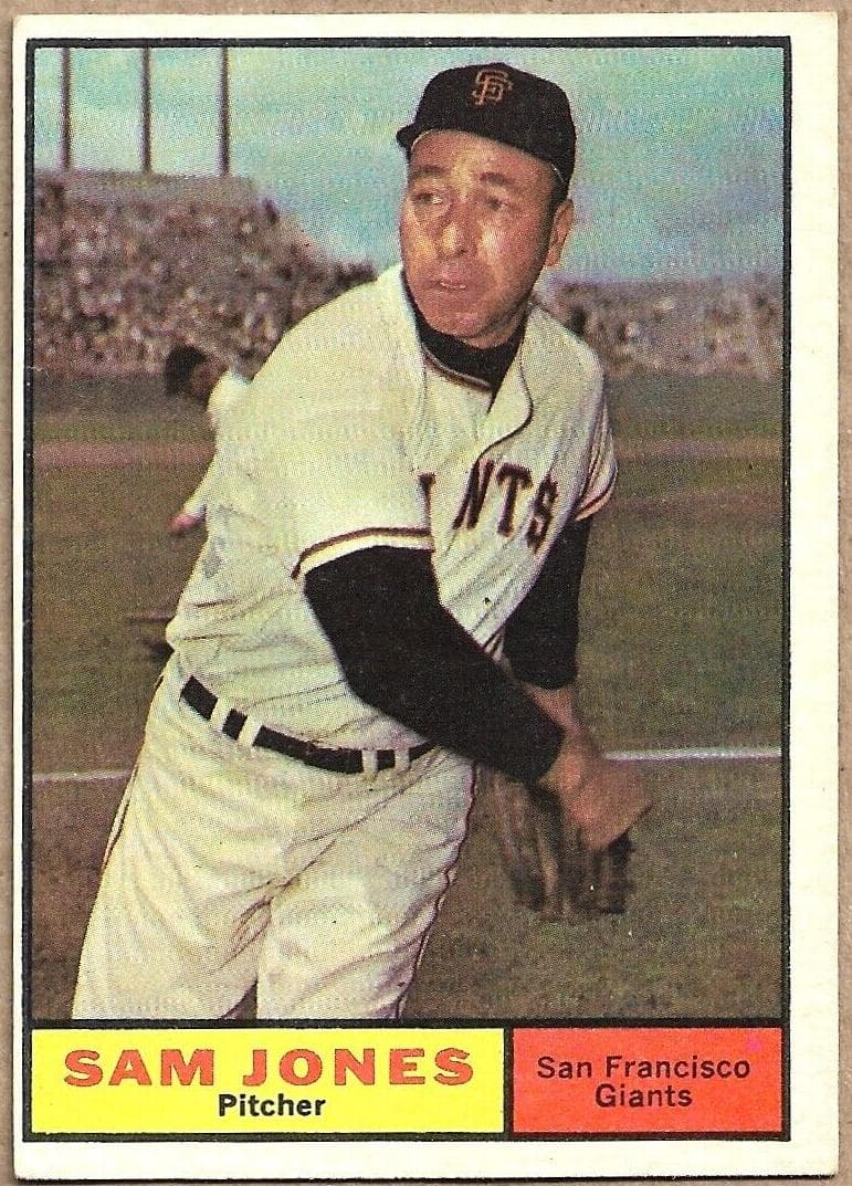 Sam Jones 1961 topps Topps