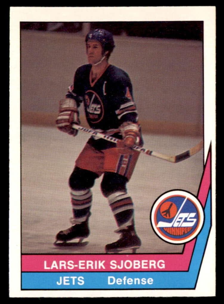 Lars-Erik Sjoberg 1977 o-pee-chee O-Pee-Chee WHA