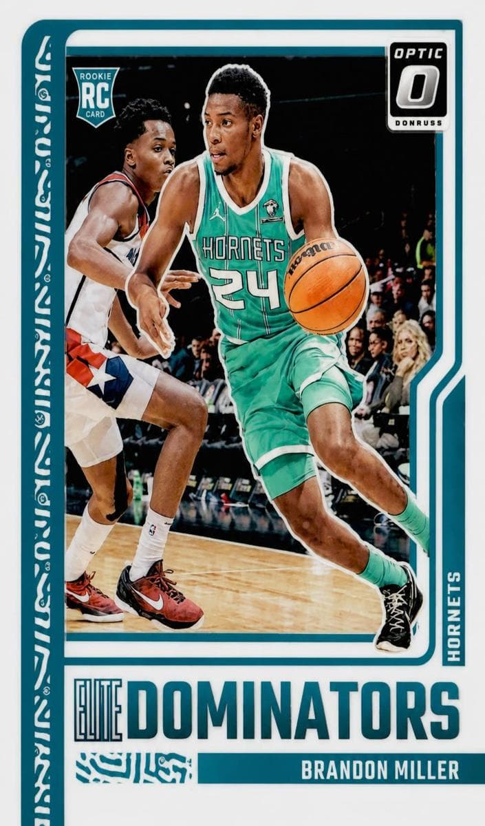 Brandon Miller 2023 panini Donruss Optic