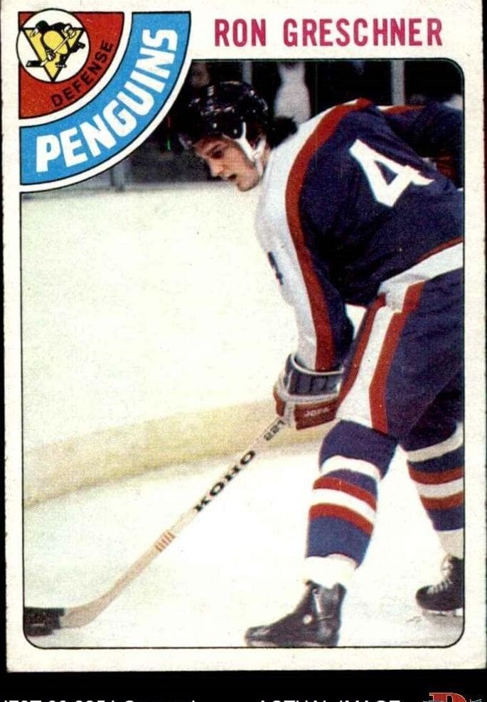 Ron Greschner 1978 topps Topps