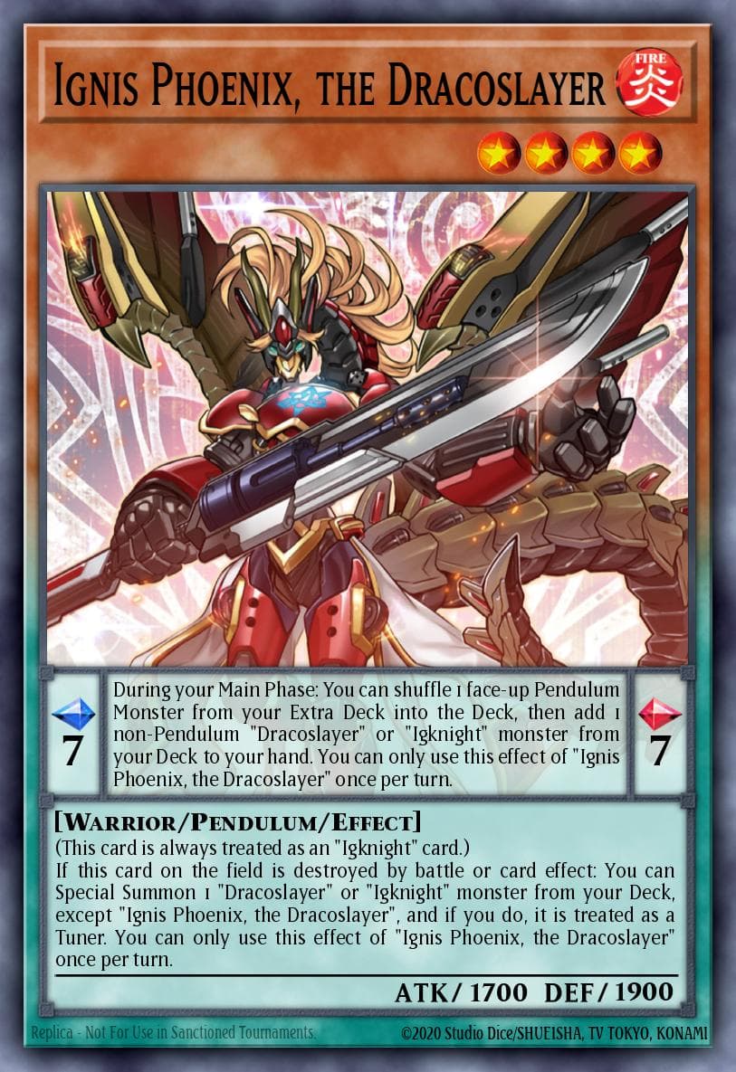Ignis Phoenix, the Dracoslayer #DABL-EN022