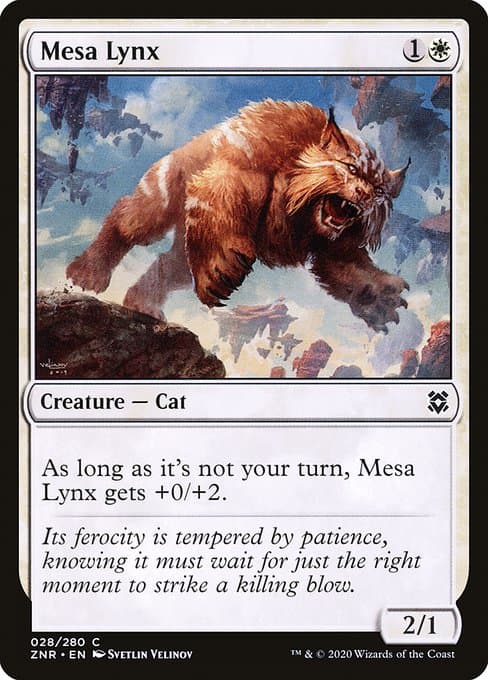 Mesa Lynx 2020 Magic: The Gathering Zendikar Rising