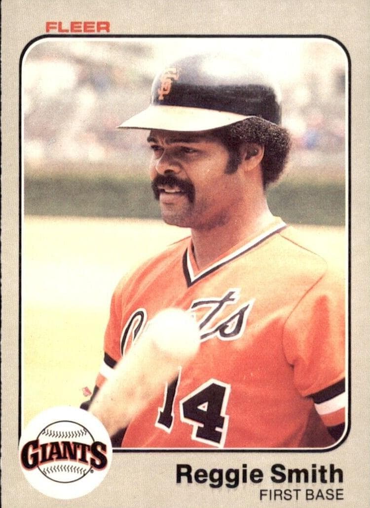Reggie Smith 1983 fleer Fleer