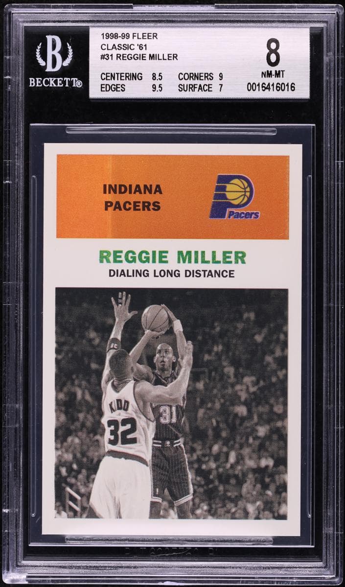 Reggie Miller 1998 fleer