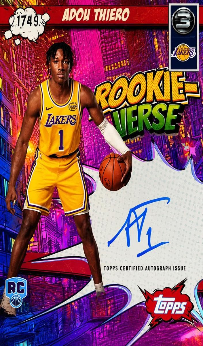 Adou Thiero 2025 topps Topps 3