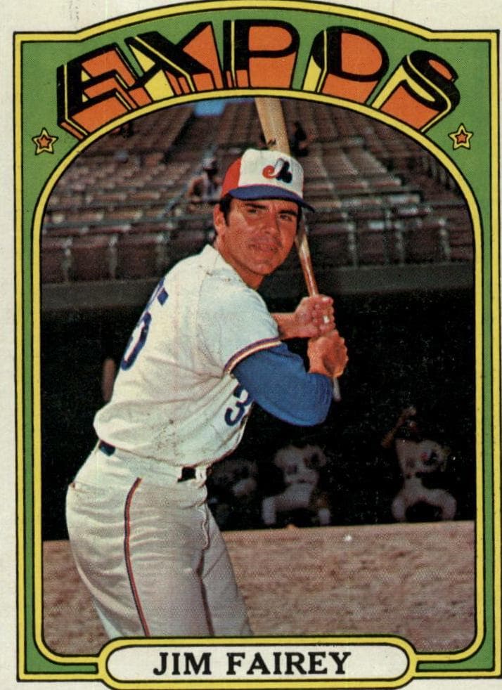 Jim Fairey 1972 topps Topps