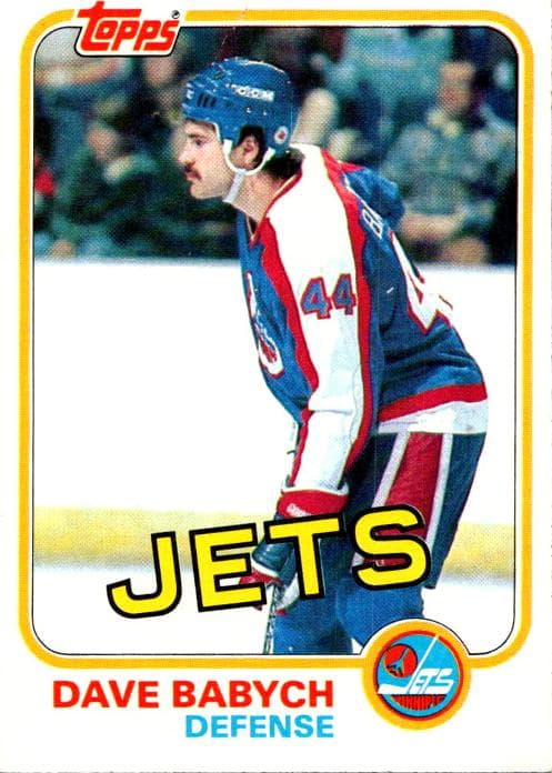 Dave Babych 1981 topps Topps