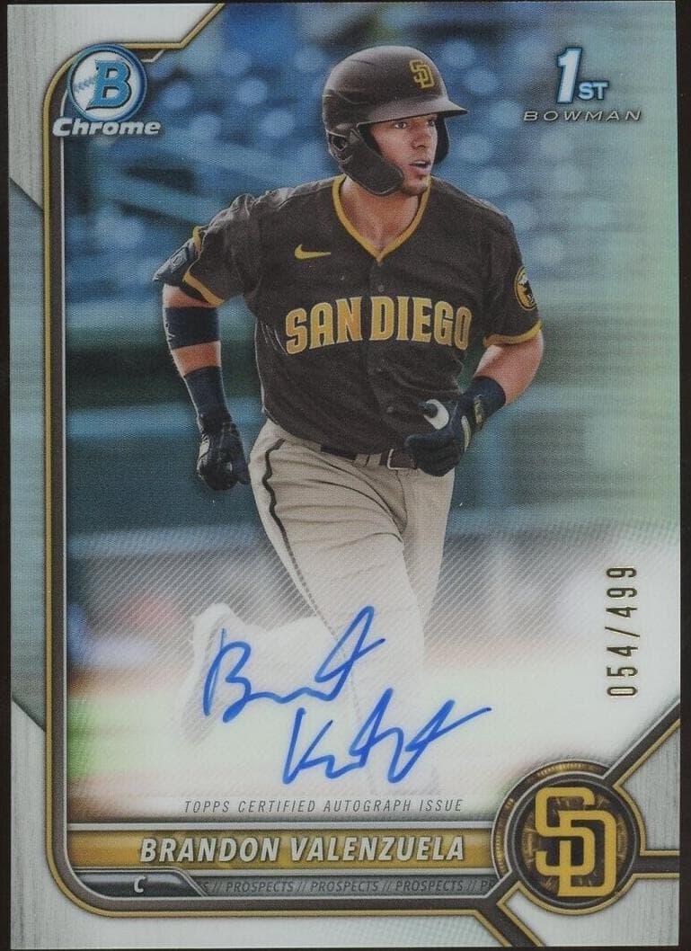 Brandon Valenzuela 2022 bowman