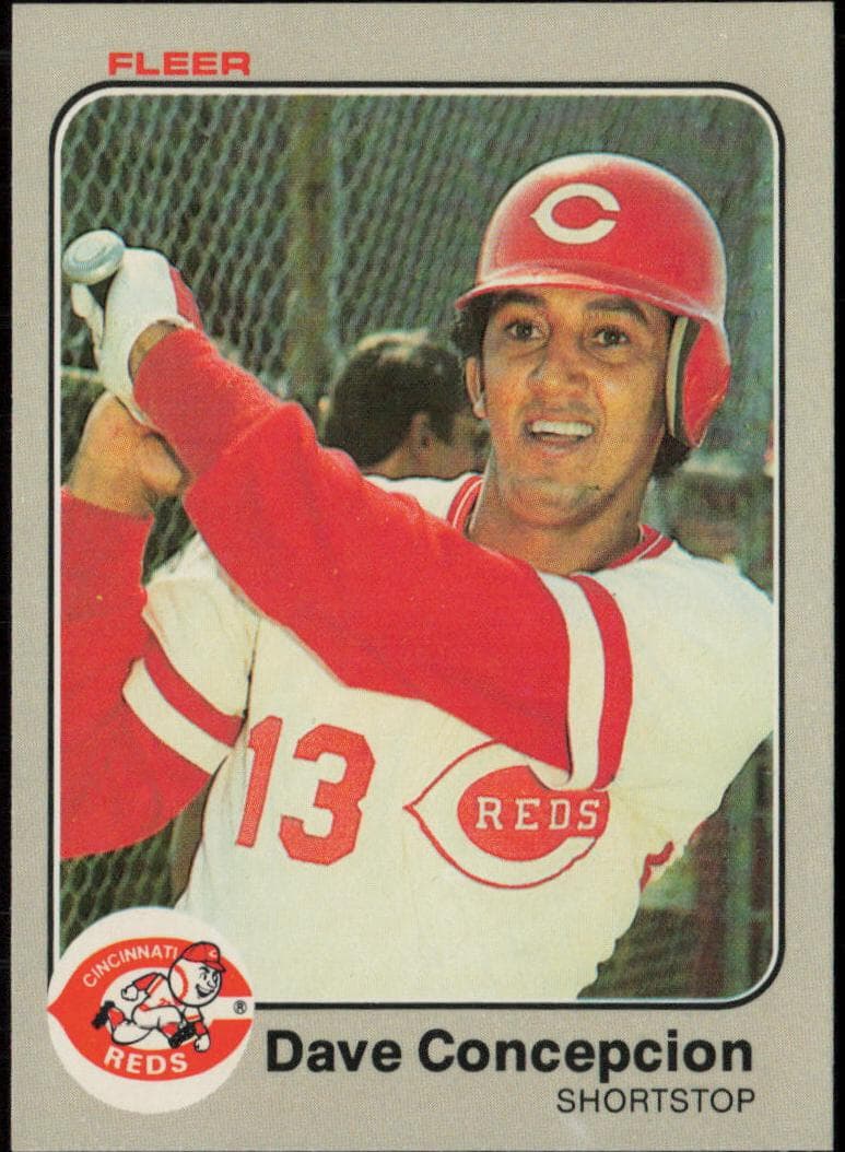 Dave Concepcion 1983 fleer Fleer