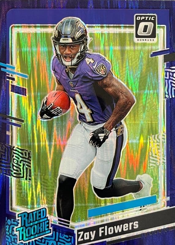 Zay Flowers 2023 panini Donruss Optic