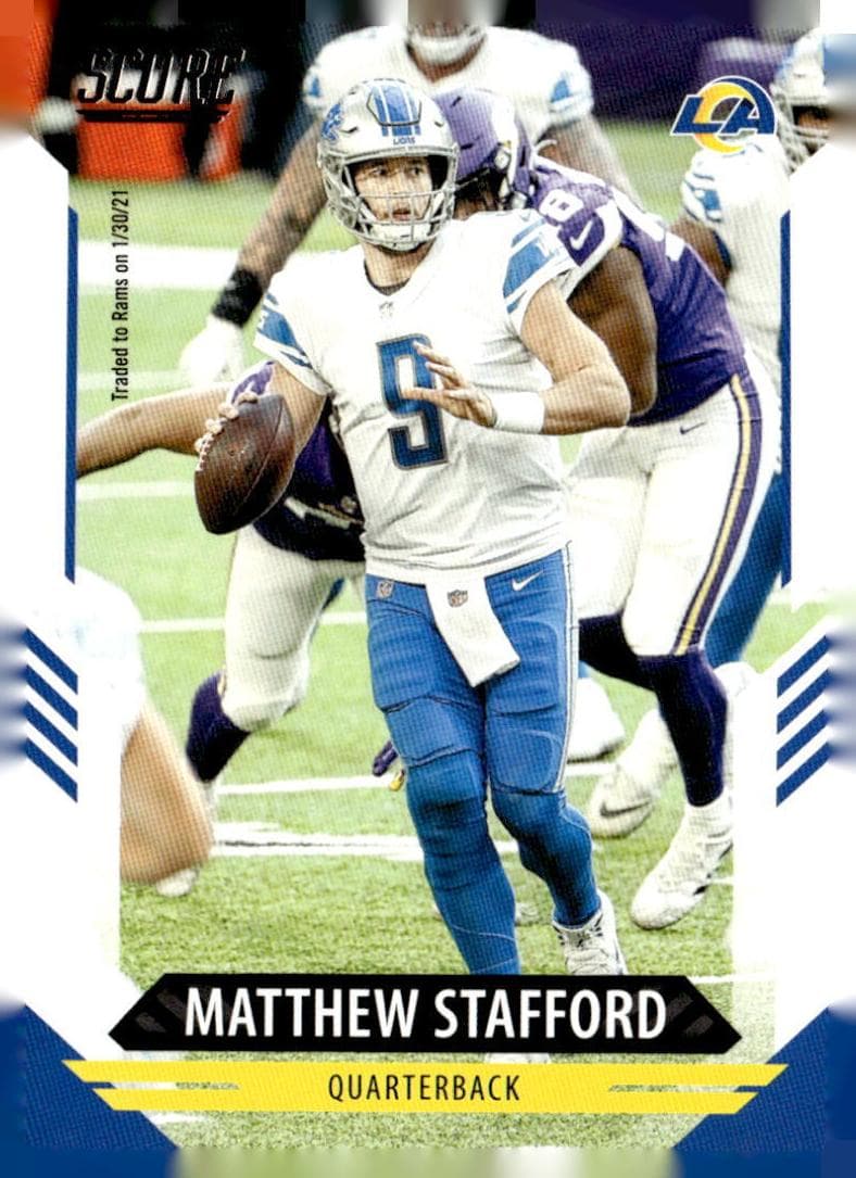 Matthew Stafford 2021 panini Score