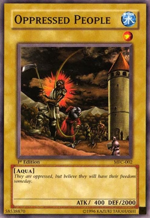 Oppressed People 2003 Yu-Gi-Oh! Magician's Force
