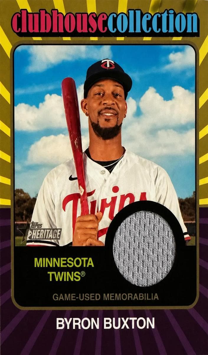 Byron Buxton 2024 topps Topps Heritage