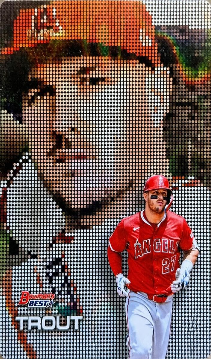 Mike Trout 2025 bowman Bowman Best