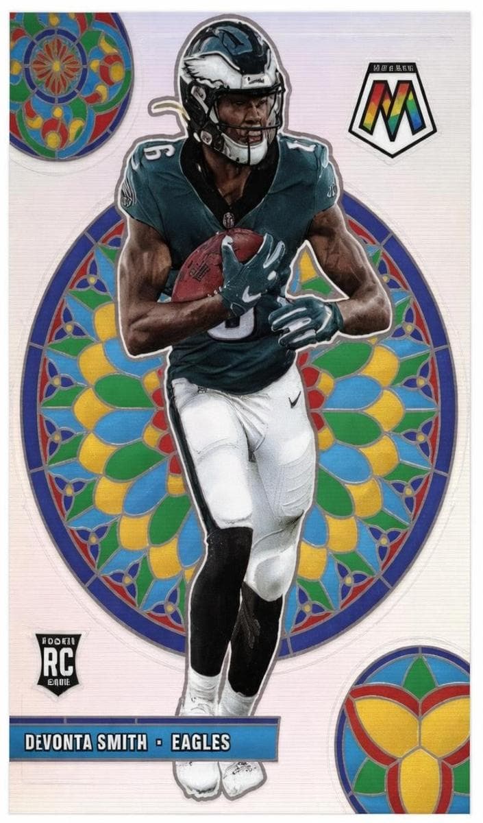 DeVonta Smith 2021 panini Mosaic Glass Mosaic