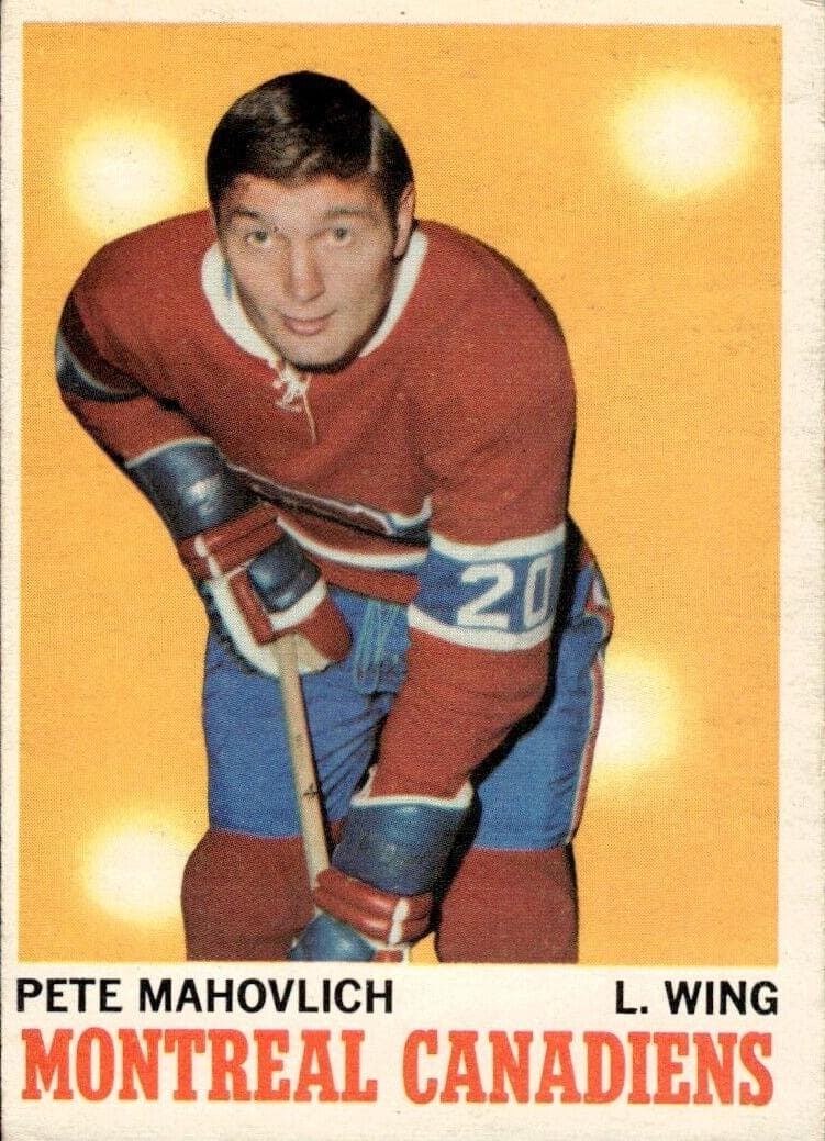 Pete Mahovlich 1970 topps Topps