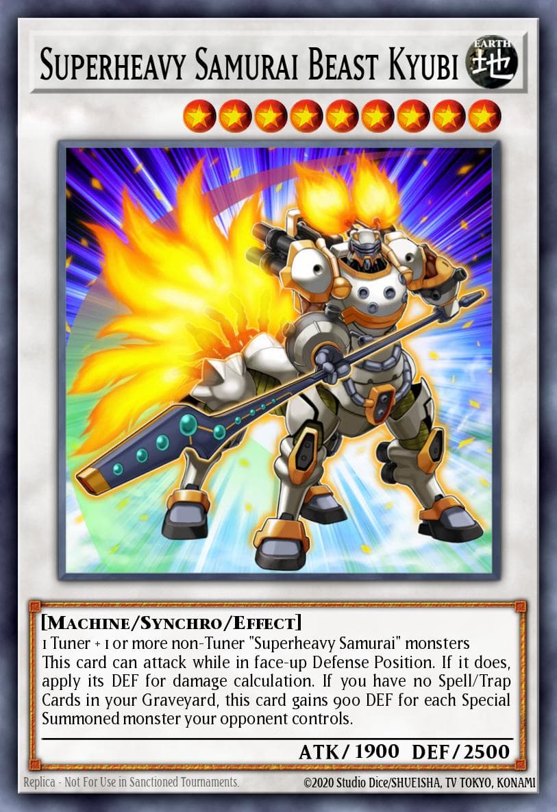Superheavy Samurai Beast Kyubi 2016 Yu-Gi-Oh! Breakers of Shadow