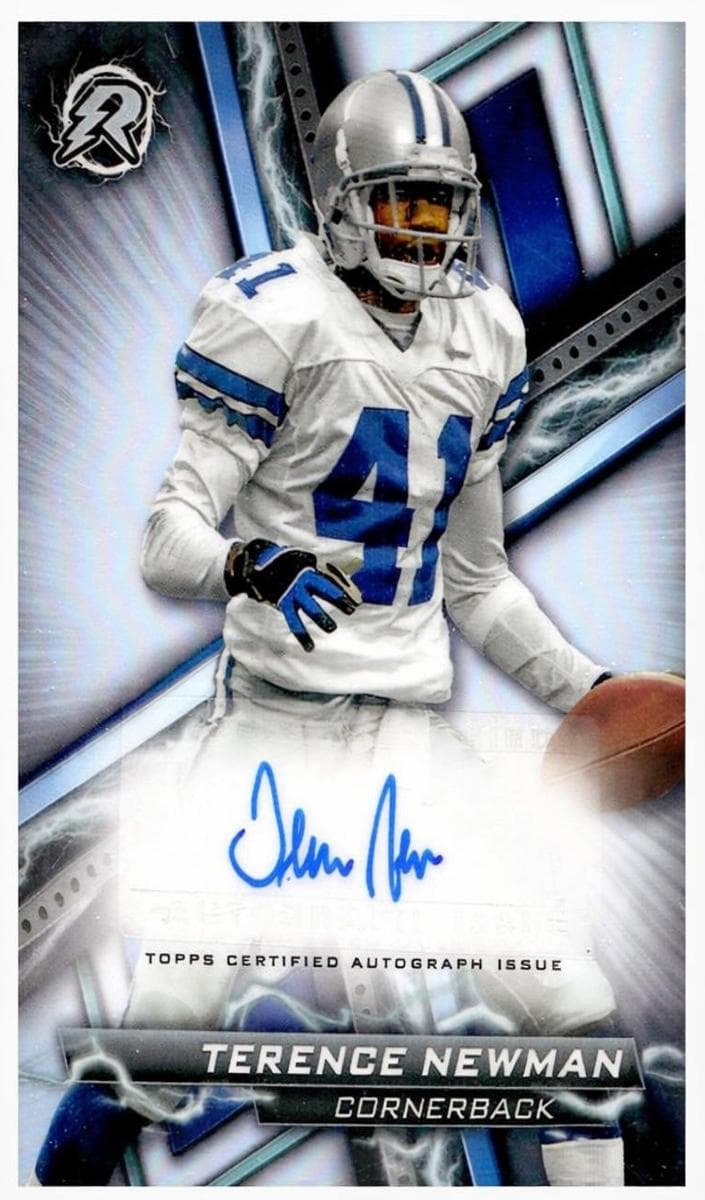 Terence Newman trading card