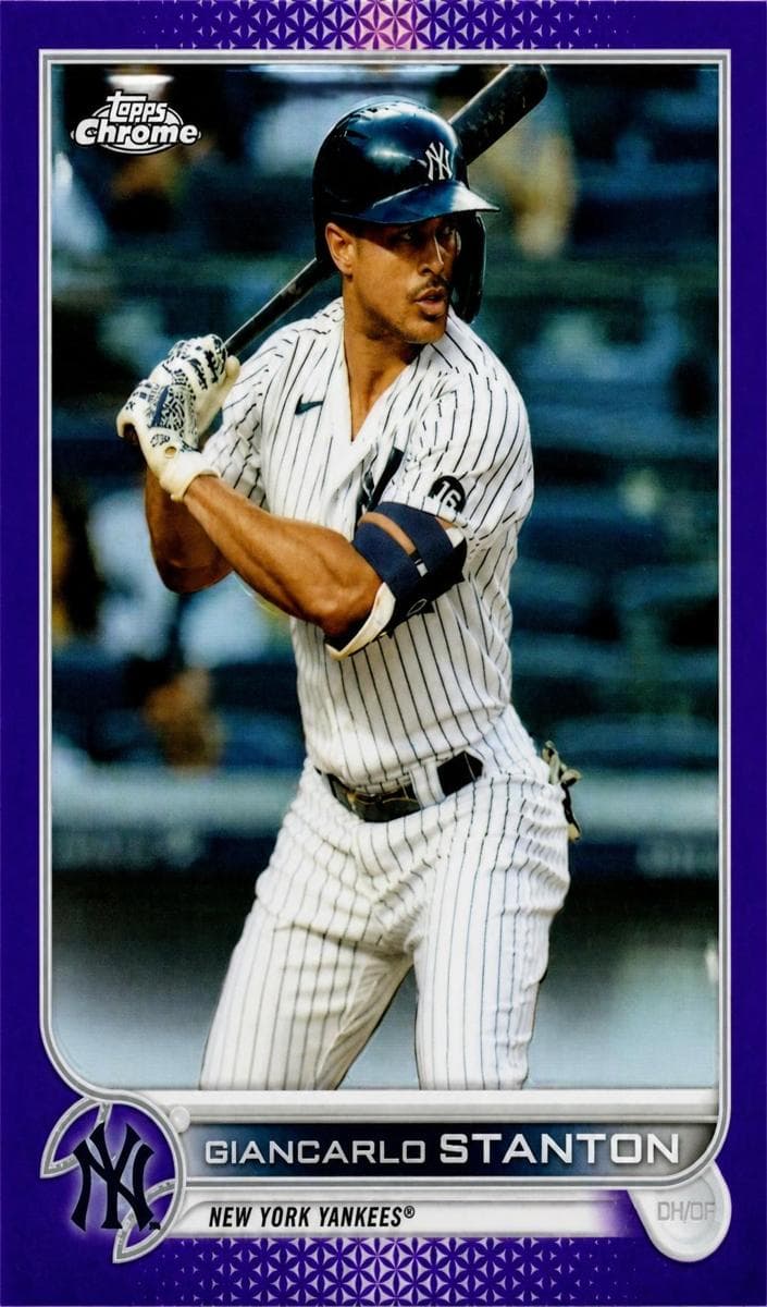 Giancarlo Stanton 2022 topps Topps Chrome