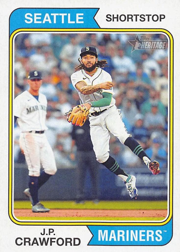 J.P. Crawford 2023 topps Topps Heritage