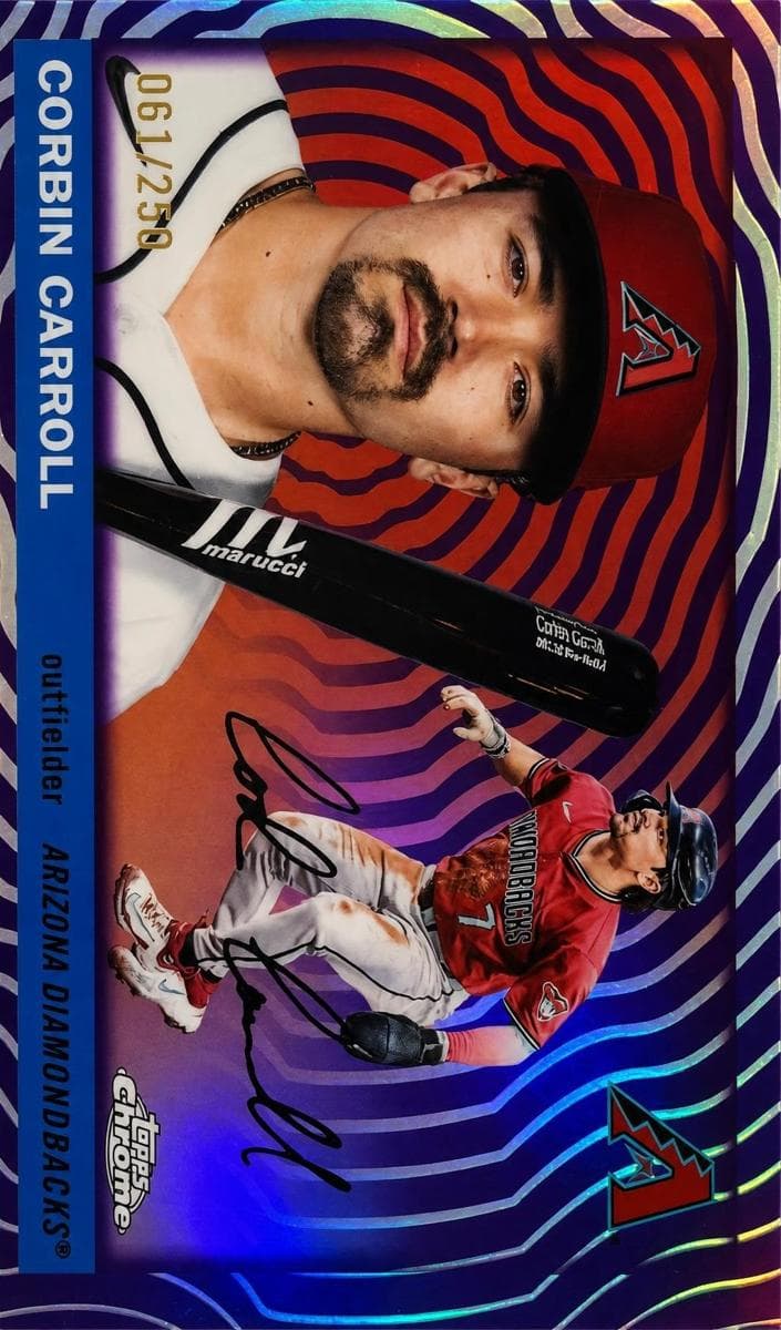 Corbin Carroll 2025 topps Topps Chrome Platinum