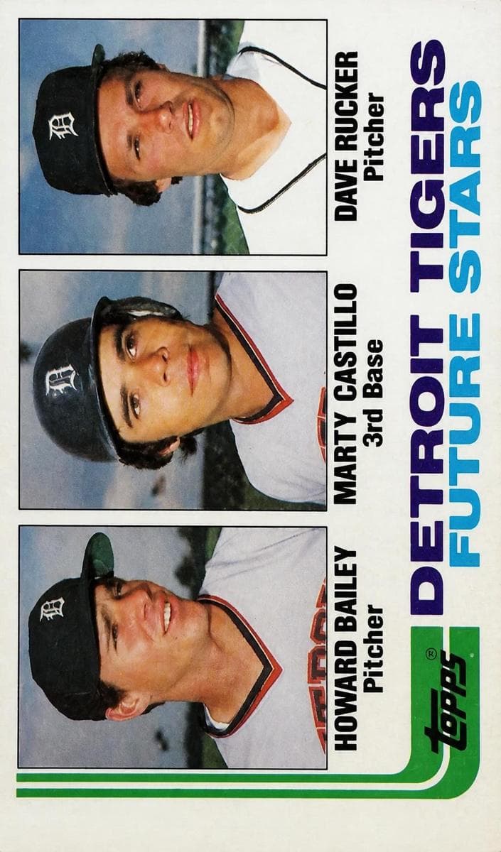 Tigers Future Stars trading card