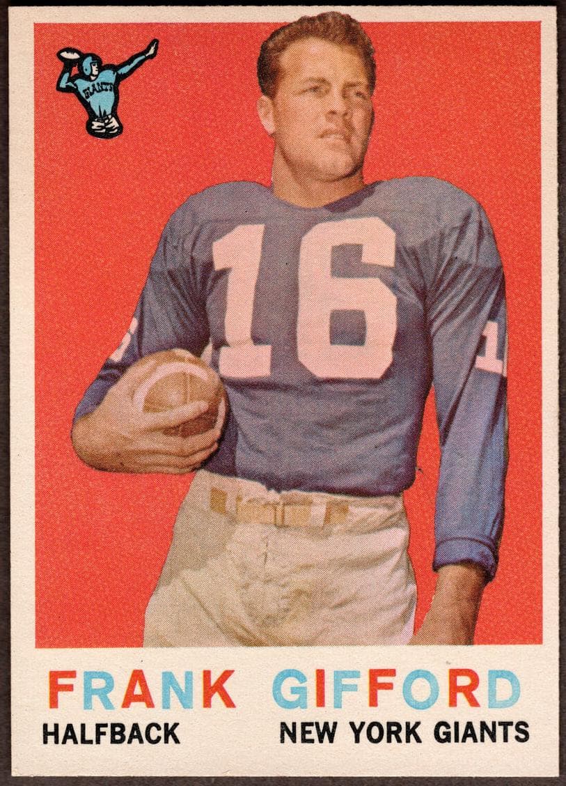 Frank Gifford 1959 topps