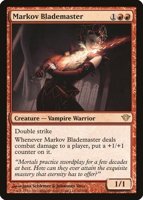 Markov Blademaster 2012 Magic: The Gathering Dark Ascension