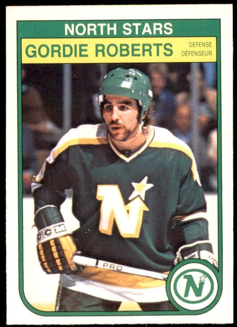 Gordie Roberts 1982 topps O-Pee-Chee