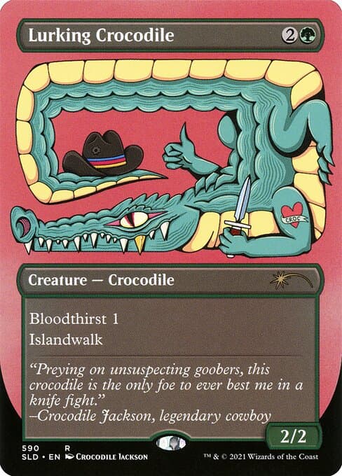 Lurking Crocodile 2019 Magic: The Gathering Secret Lair Drop