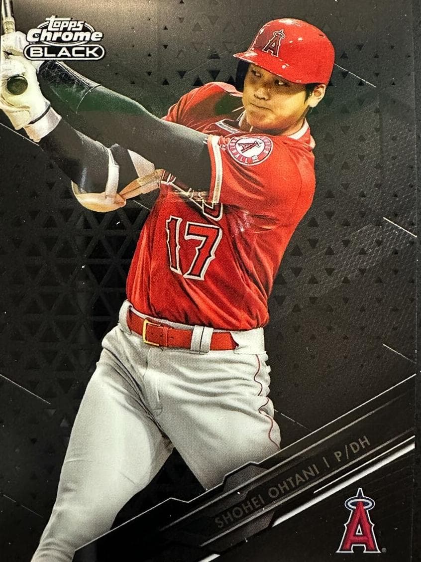 Shohei Ohtani 2020 topps Topps Chrome Black