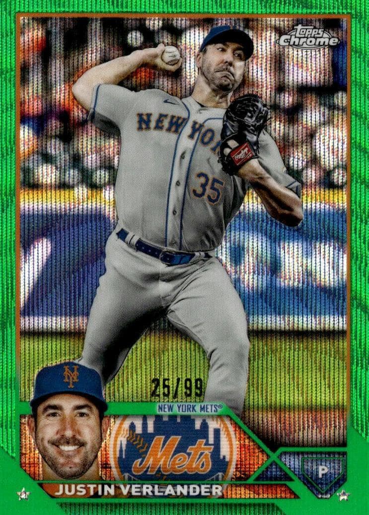 Justin Verlander 2023 topps Topps Chrome