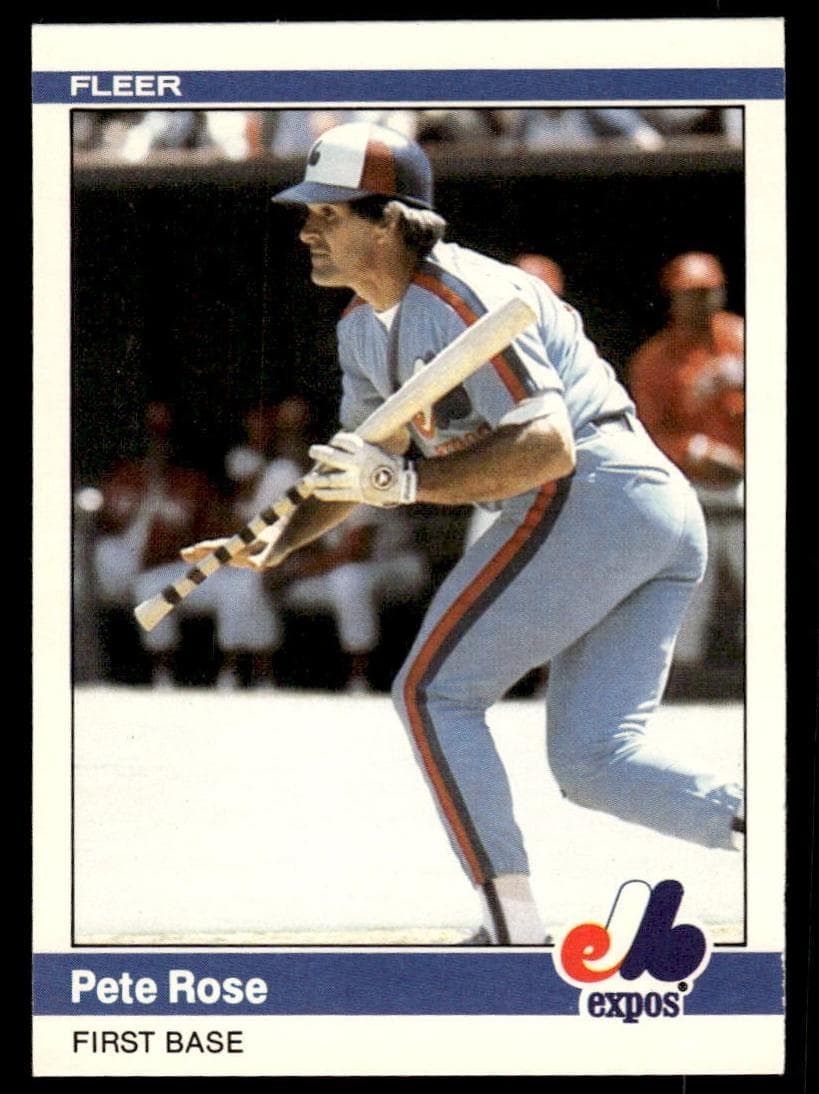 Pete Rose 1984 fleer