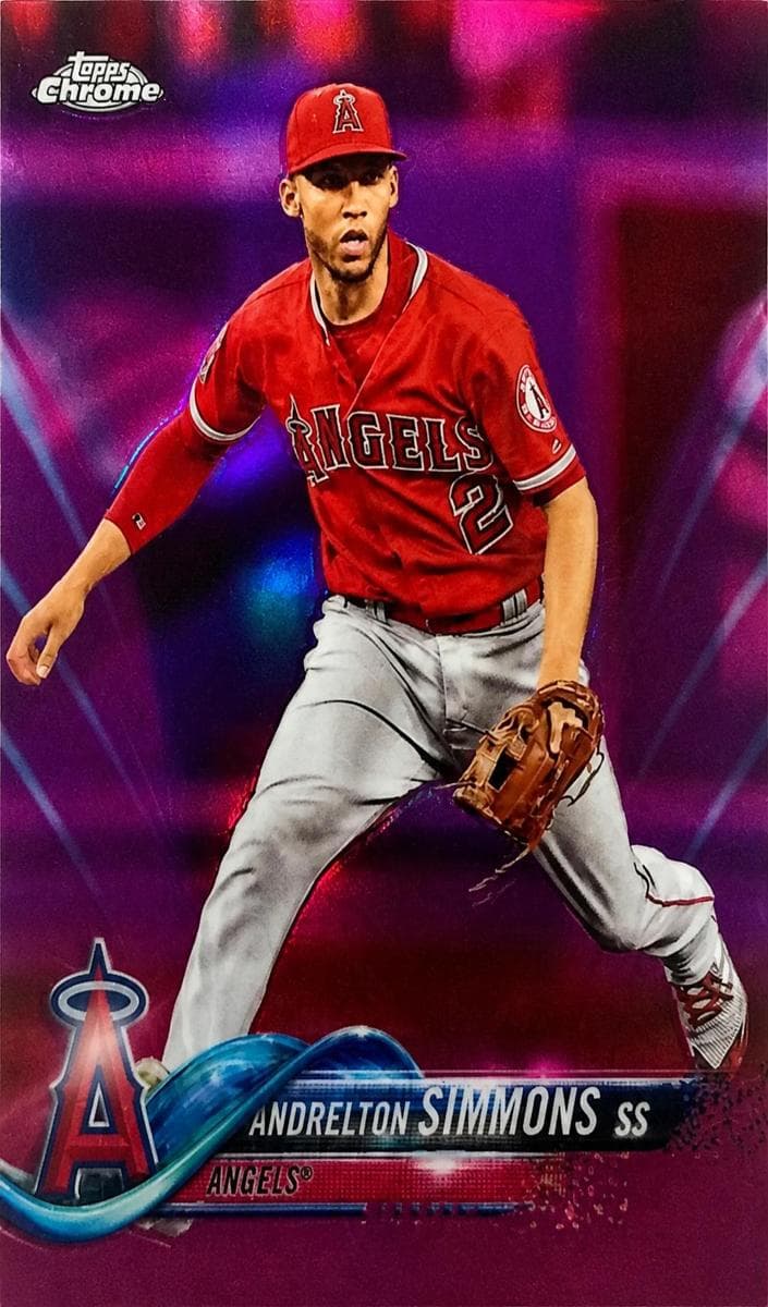 Andrelton Simmons 2018 topps Topps Chrome