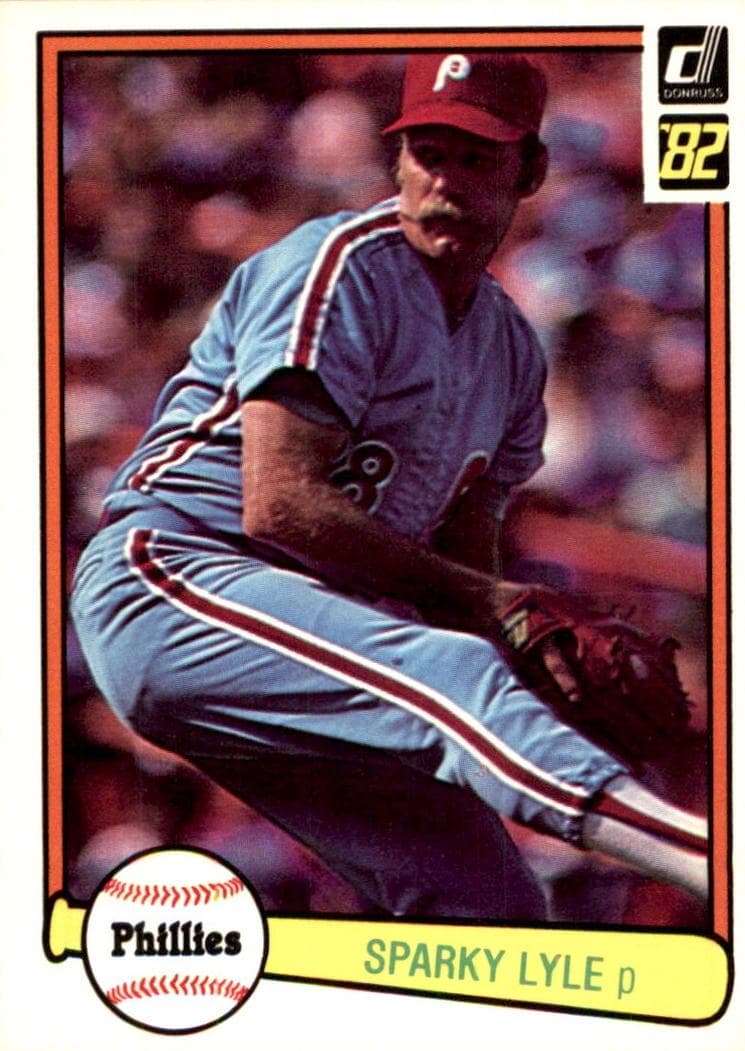 Sparky Lyle 1982 panini Donruss