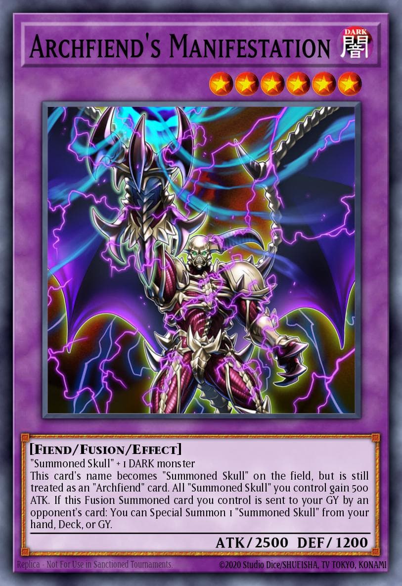 Archfiend's Manifestation 2019 Yu-Gi-Oh!