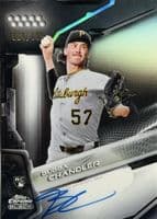 Bubba Chandler 2026 topps Topps Chrome Black Autographs - Blue Refractor