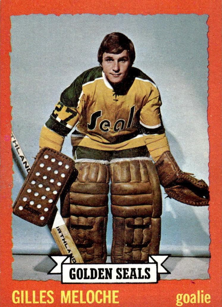 Gilles Meloche 1973 topps Topps