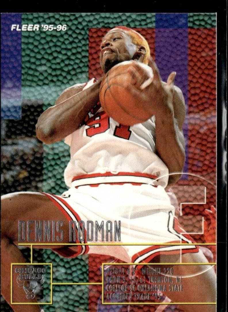 Dennis Rodman 1995 fleer Fleer