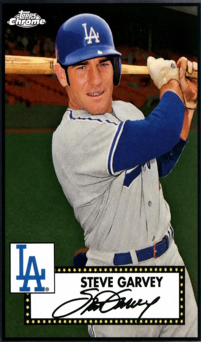 Steve Garvey 2021 topps Topps Chrome Platinum Anniversary