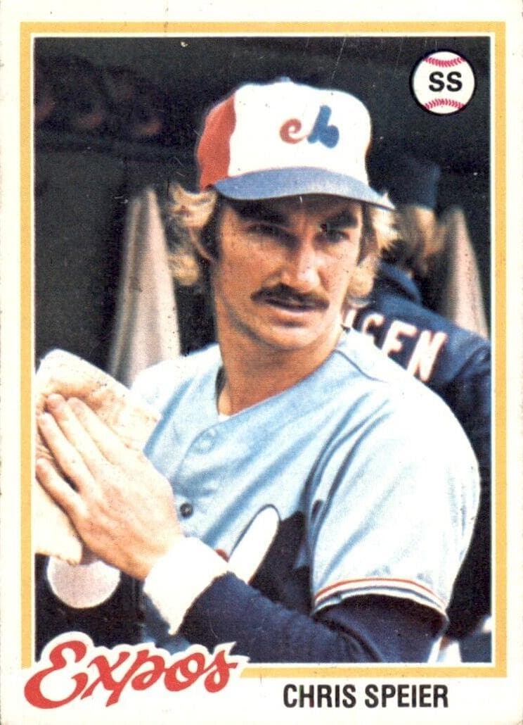 Chris Speier 1978 topps Topps