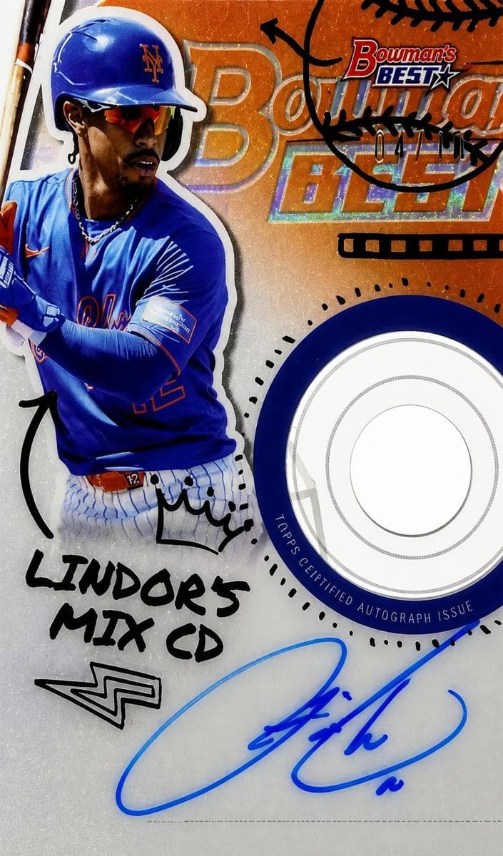Francisco Lindor 2025 bowman Bowman Best